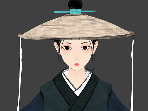 Blender水墨武侠人物，很实用的技巧