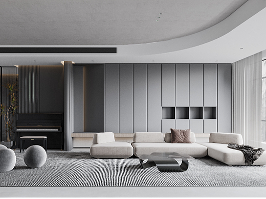 深色極簡（鄭州-建業(yè)天筑）（個人主頁-ZNjA4ODU3MzI=） - 家裝設(shè)計 - 站酷設(shè)計師WJSTUDIO無界原創(chuàng)素材 - 站酷ZCOOL