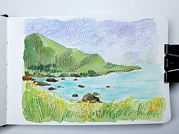 山水 | 水彩手绘