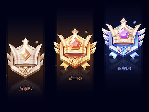 平安数字口袋-等级徽章设计