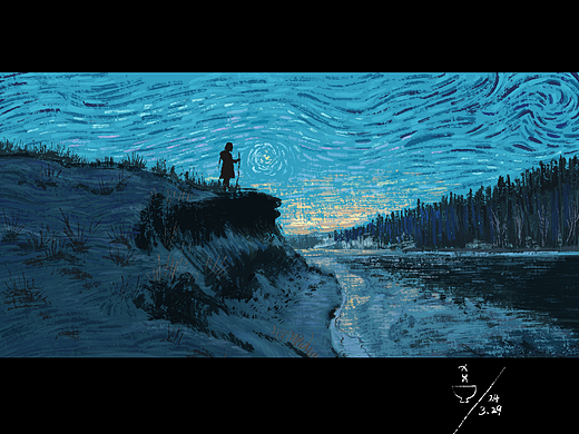 《荒野猎人》速涂