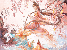 二十四节气插画海报清明