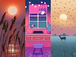 近期插畫練習(xí)