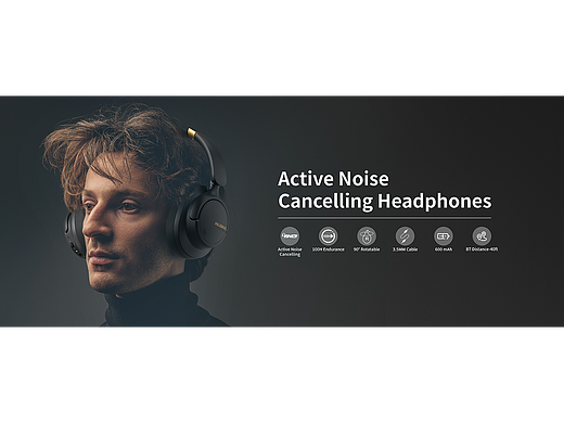 降噪头戴耳机详情页全案