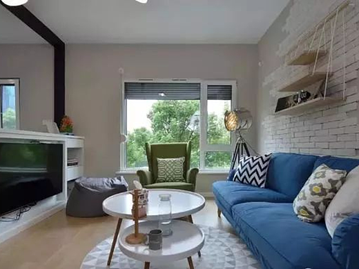 客厅隔断柜+隔断框设计，通透又充满艺术感！