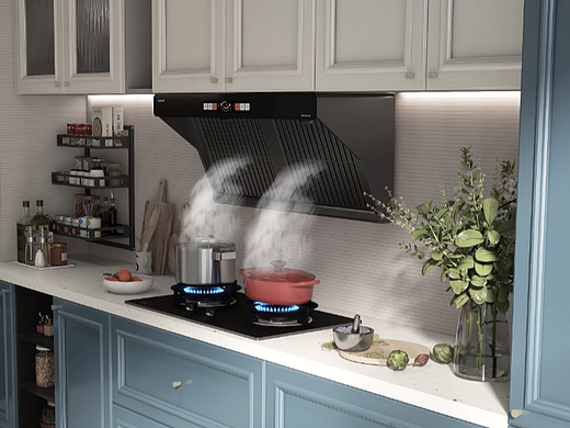 油烟机厨房场景视频