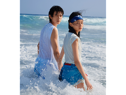 夏日海边户外人像修图
