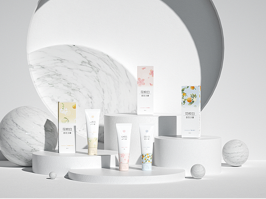 原创 | 花悦白牙膏包装设计（个人主页-ZNjAzNzY5Njg=） - 包装 - 站酷设计师pockyfi原创素材 - 站酷ZCOOL