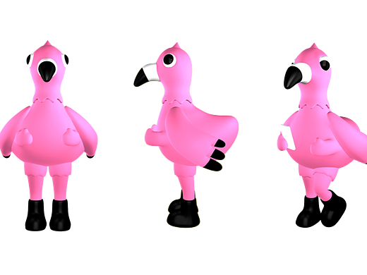 IP形象设计 —— 火烈鸟（个人主页-ZNjM5MDIxODQ=） - IP形象 - 站酷设计师zm1234567890张原创素材 - 站酷ZCOOL