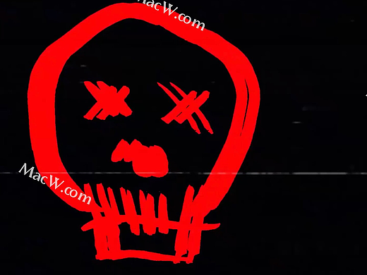 fcpx插件:惊悚恐怖logo片头动画horror logo