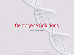 Centogene Solutions Website