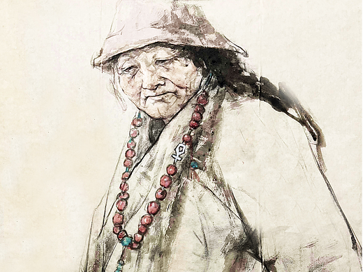墨林写意人物画，一直在坚持的路上
