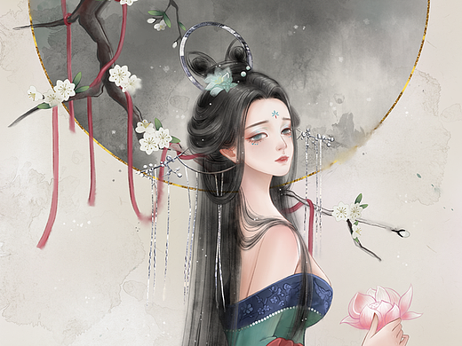 古風（個人主頁-ZNjI4MTc2MDA=） - 創(chuàng)作習作 - 站酷設計師是欣欣子呢原創(chuàng)素材 - 站酷ZCOOL