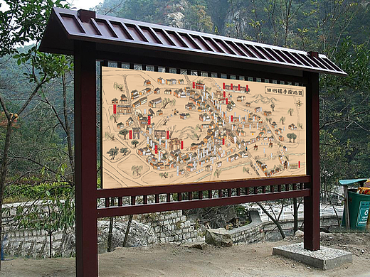 旧州镇手绘地图出街了——新版升级