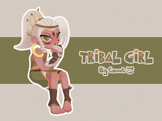 我的部落少女 | 角色设计