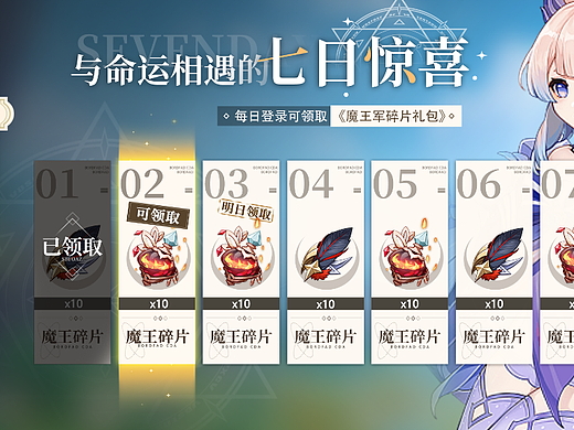 一个欧式二次元活动界面练习