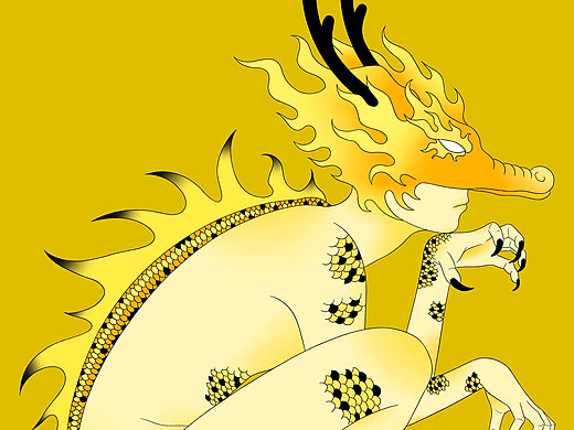 关于龙的想象（个人主页-ZNjg3NTI3ODQ=） - 艺术插画 - 站酷设计师嘿黑苹果原创素材 - 站酷ZCOOL