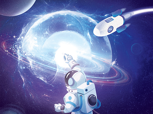 一场卡通科幻的活动设计