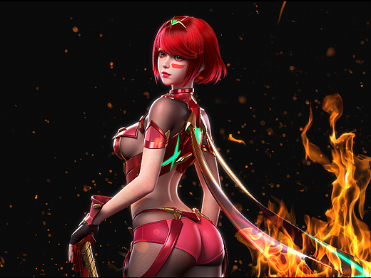 美型角色渲染