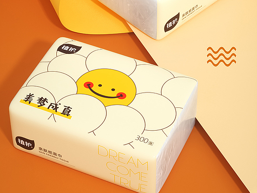 植护笑脸梦想抽纸详情页