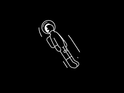 影视- Motion Graphic-旋转太空人