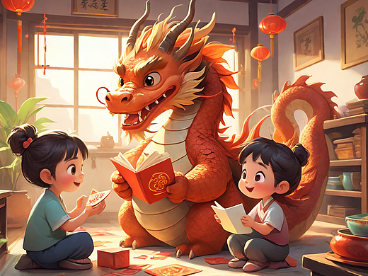 小龙过大年（个人主页-ZNjc1MTY3ODg=） - AI作品 - 站酷设计师寄与生Eason原创素材 - 站酷ZCOOL