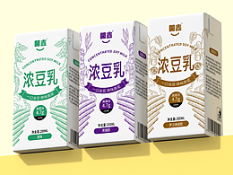 开心豆乳包装设计