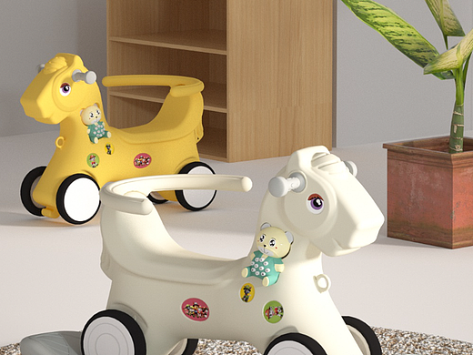 自己建模 随意渲染的