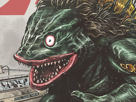 海獸-格斯拉（個人主頁-ZNjM2OTA4ODQ=） - 創(chuàng)作習作 - 站酷設(shè)計師艨MenG原創(chuàng)素材 - 站酷ZCOOL