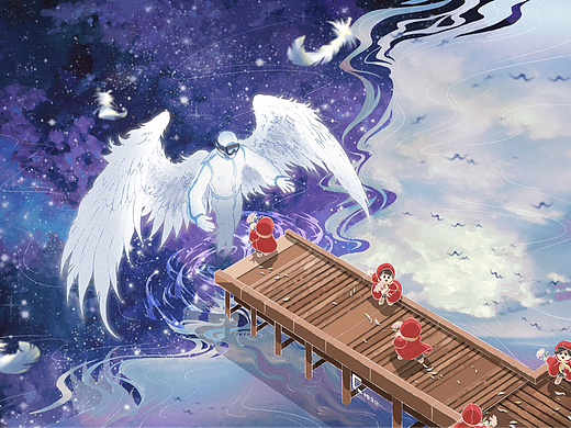 【疫情紀(jì)念】胸懷羽翼（個(gè)人主頁(yè)-ZNTk1OTY3NTY=） - 創(chuàng)作習(xí)作 - 站酷設(shè)計(jì)師奇牙CC原創(chuàng)素材 - 站酷ZCOOL