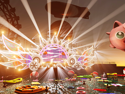 电音节泳池派对