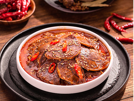 麻辣食品 柠檬鸡爪 麻辣牛肉拍摄 
