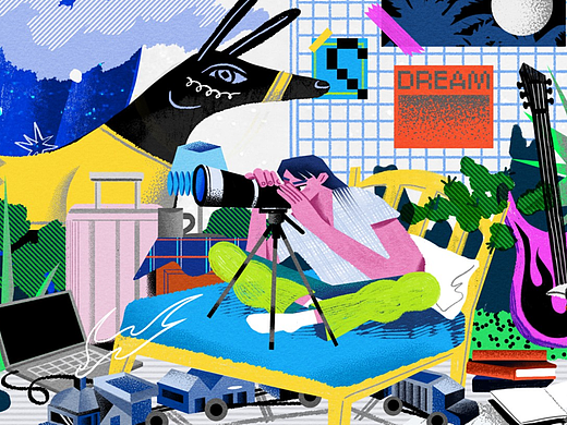 茶派X站酷创意插画大赛参赛作品