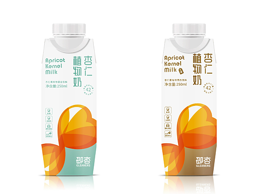 杏仁植物奶包装设计