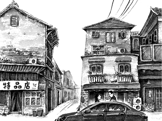 《收获》杂志插图