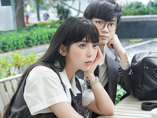 jk 青春校园 日系 特写照