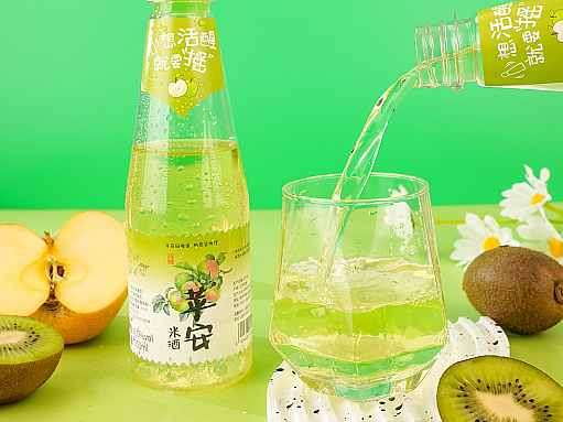 果味米酒|苹果味的米酒产品拍摄案例节选