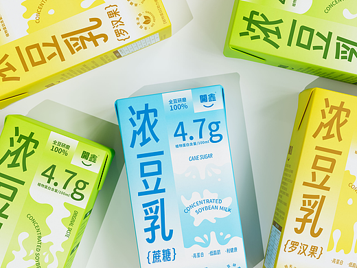 開鑫浓豆乳包装设计｜饮品包装｜食品包装