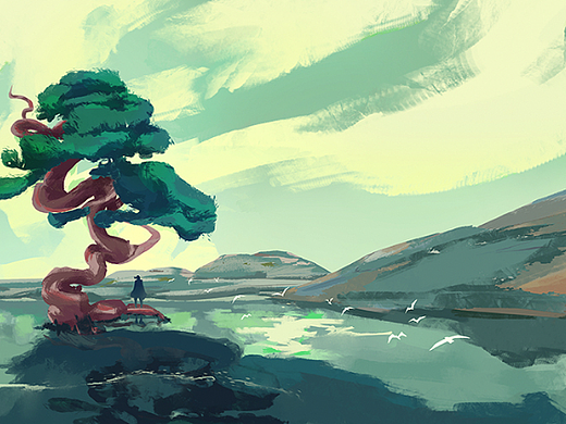 【色彩速途】树