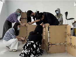 爱丁堡大学室内建筑空间设计专业学生作品展示装置