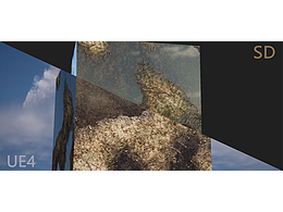 Substance  Designer貼圖在虛幻引擎 渲染測試