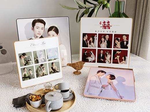 一些婚紗寫真擺臺渲染圖（直出無后期）（個人主頁-ZNjY1MzgzODg=） - 生活用品 - 站酷設計師懶嘚人原創(chuàng)素材 - 站酷ZCOOL