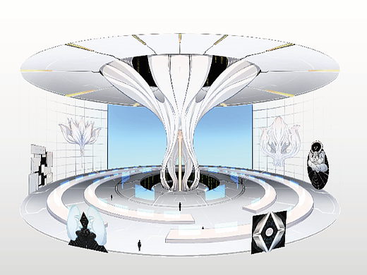 元宇宙展厅空间概念设计