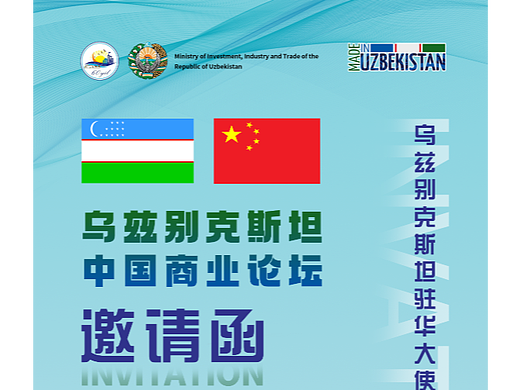 乌兹别克斯坦-中国商业论坛-物料（个人主页-ZNjYzMTgxOTI=） - 宣传物料 - 站酷设计师小盒子成了精原创素材 - 站酷ZCOOL