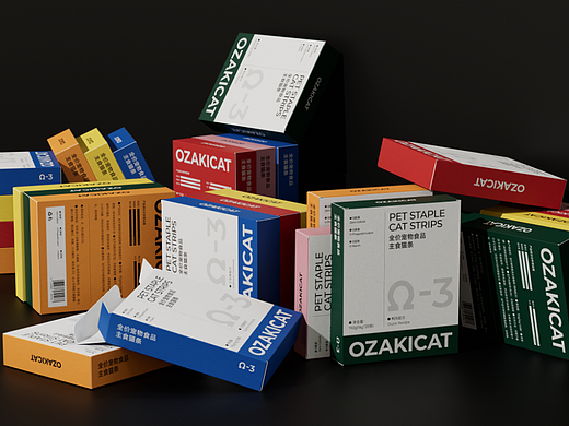 OZAKICAT 宠物品牌概念包装设计