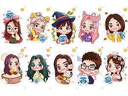 给学而思老师画头像