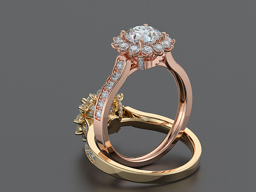 一款女戒的渲染（个人主页-ZNjMxMTAzMjQ=） - 产品 - 站酷设计师口乞人的石头疙瘩原创素材 - 站酷ZCOOL