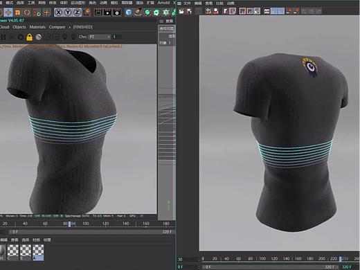 【C4D实战技巧50集】AO材质激光扫描 绝啦！