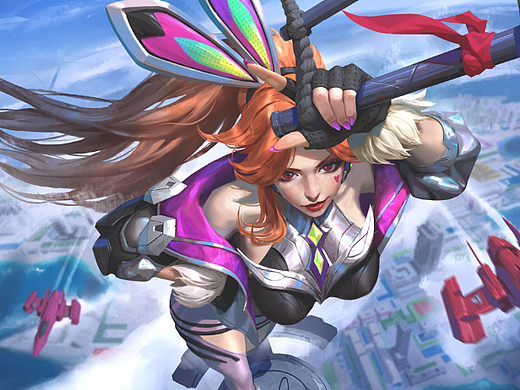 英雄联盟幻灵女枪插画-游戏原画14401172天前英雄联盟佐伊同人插画
