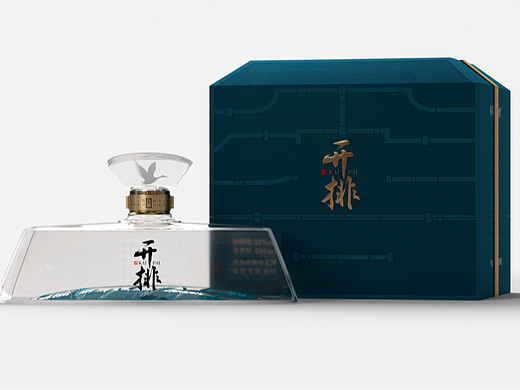 开排酒白酒包装设计